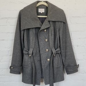 Laundry By Shelli Segal Gray Coat